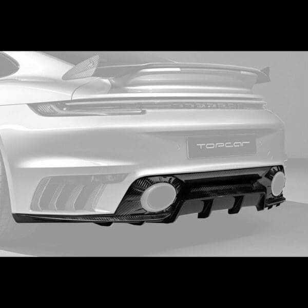TopCar Design Teil 6 Carbon Heckdiffusor Porsche 992 Turbo S (3)