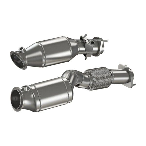 MANHART Downpipes Sport with 200 Cells HJS Catalytic Converters
