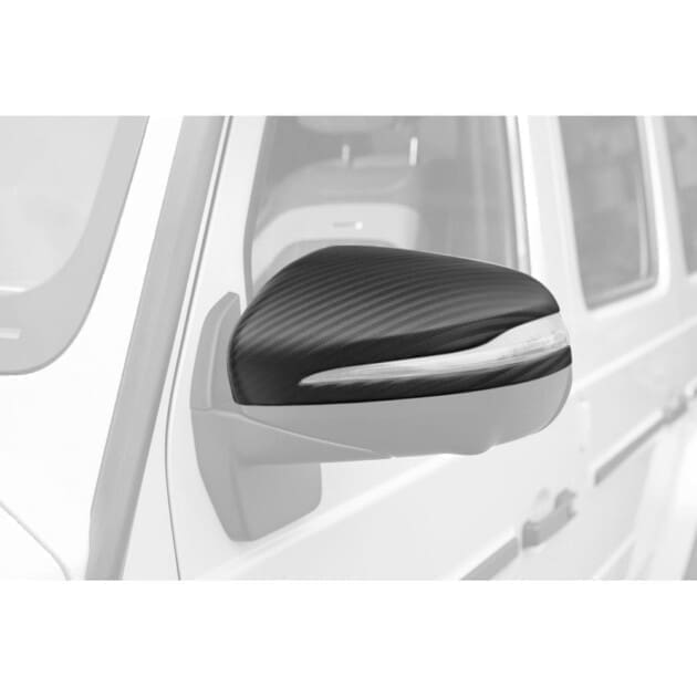 TopCar Design Teil 19 Zweiteilige Carbon Spiegelkappen Set Mercedes G Klasse Inferno